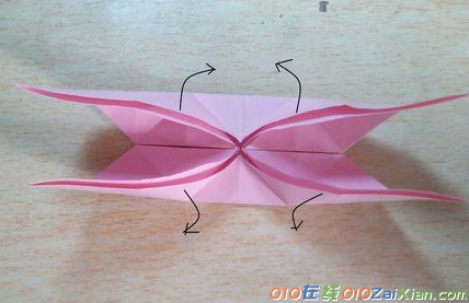 凤尾蝴蝶的折法图解