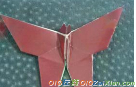 蝴蝶折纸图解法