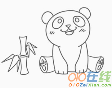 熊猫图片卡通简笔画
