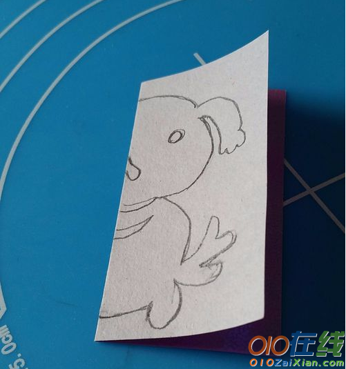 儿童狗剪纸图案