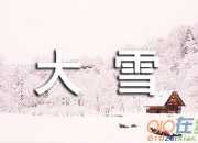關于節氣大雪的成語