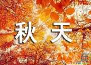 四個(gè)字描寫秋天的詞語