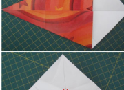 手工折纸花环制作方法