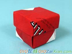 手工折纸盒的图解折纸教程
