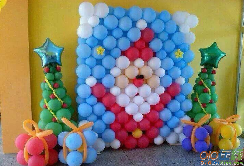 圣诞节气球装饰图片