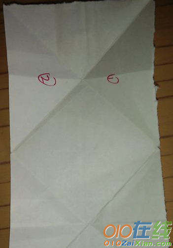 简单的心形折纸方法