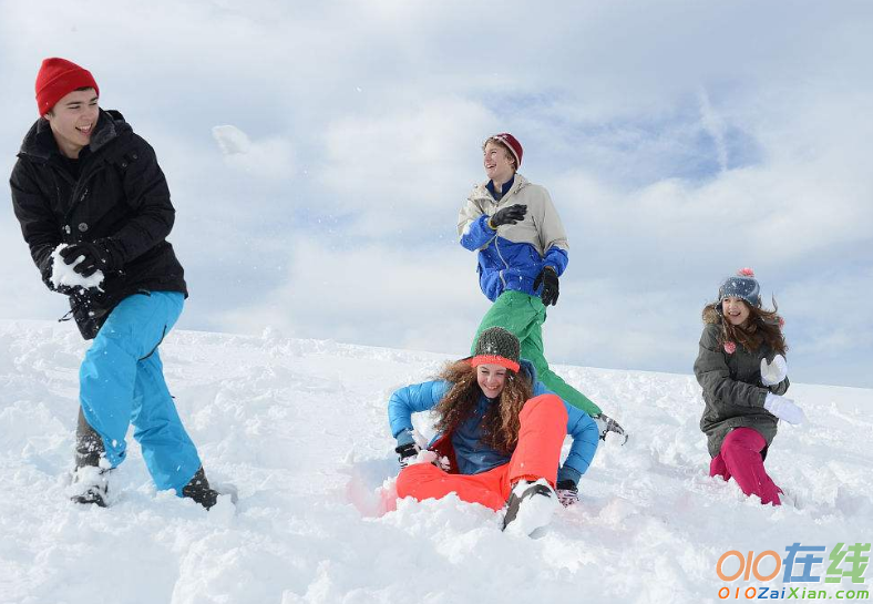 雪地里的活动作文