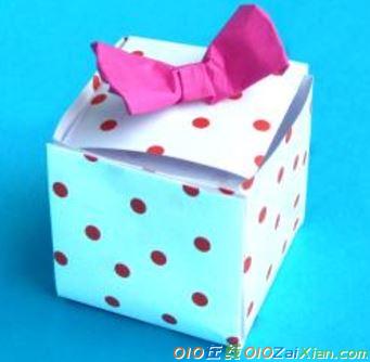 礼物盒子折纸图解