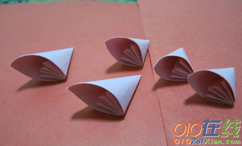 纸樱花的折法图解教学