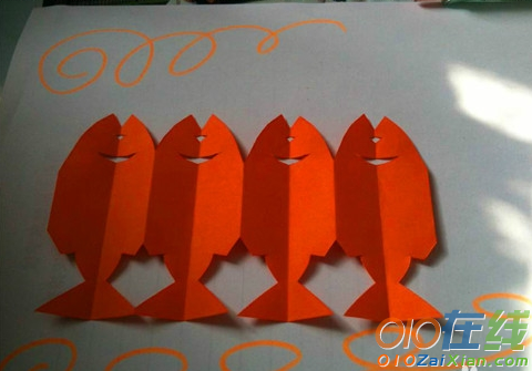 鱼剪纸图案及方法