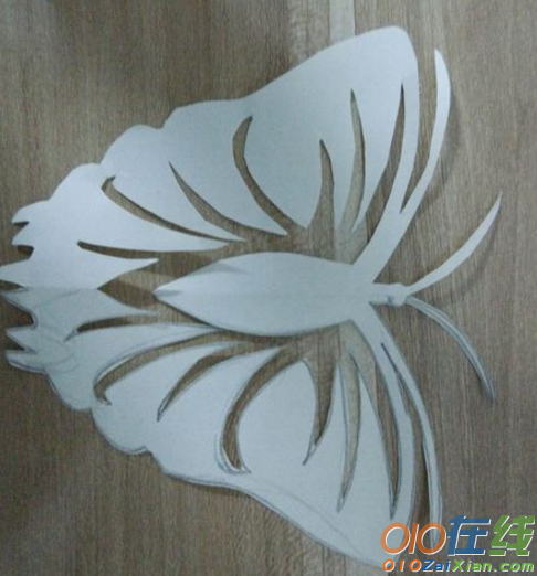 剪纸图案蝴蝶方法