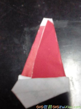 圣诞帽折纸的做法