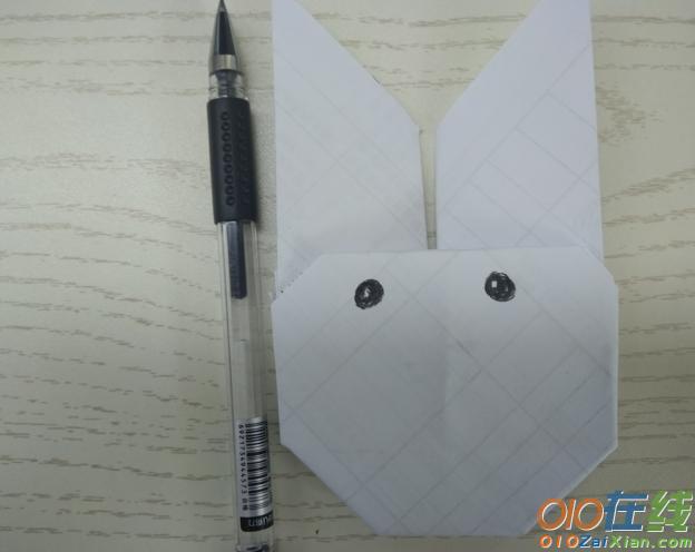 小兔子折纸图解步骤