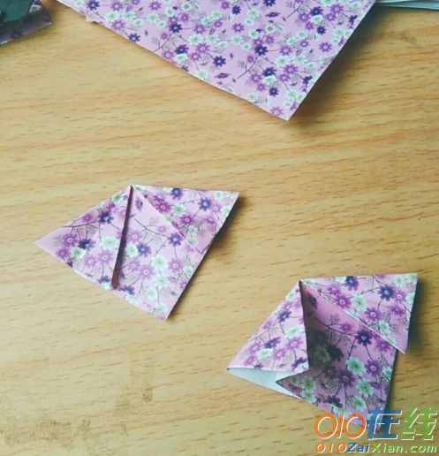 樱花折纸图解