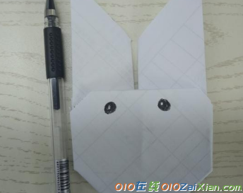 小兔子手工折纸图解