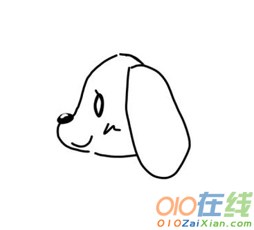 萌萌的小狗卡通图片简笔画画法