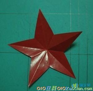 星星剪纸方法