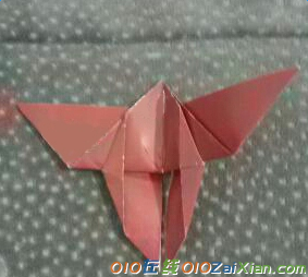 蝴蝶折纸的图解法