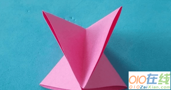 简单玫瑰花折纸图解步骤图解法