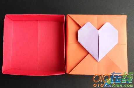 心型礼物盒折法图解