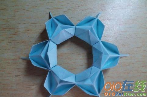 纸花球的折纸教程