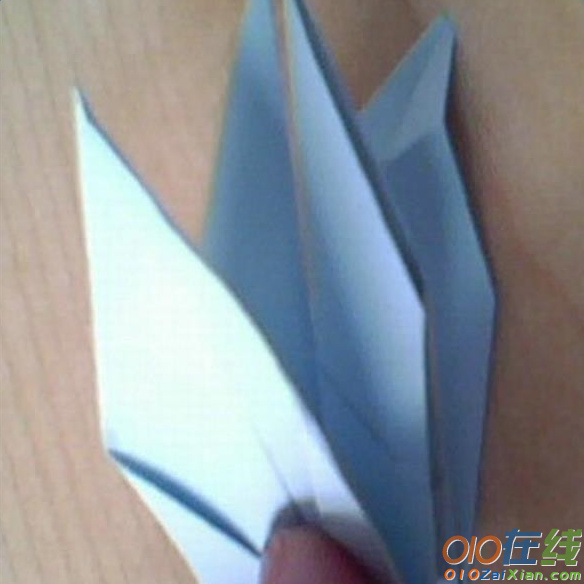 千纸鹤的简单折法图解