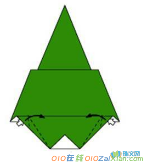 立体圣诞树的折纸教程