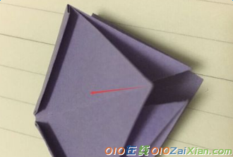 蝴蝶结的折纸过程图解