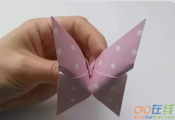 儿童蝴蝶折纸步骤图解