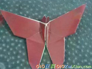 蝴蝶折纸的步骤图解