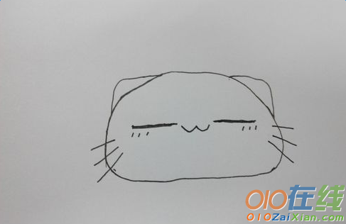 小猫卡通图片简笔画