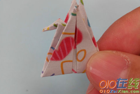 简单纸鹤的折法步骤