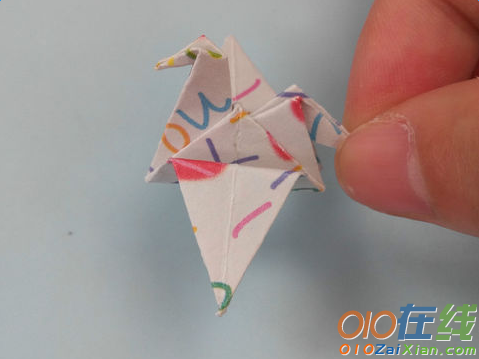 简单纸鹤的折法步骤