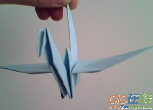 怎么折千纸鹤的步骤