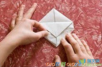 简单的爱心折纸的折法
