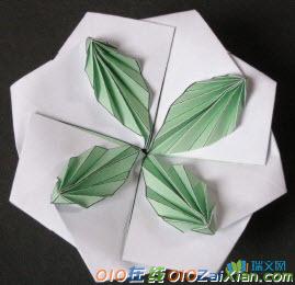 四叶盒折纸DIY图解