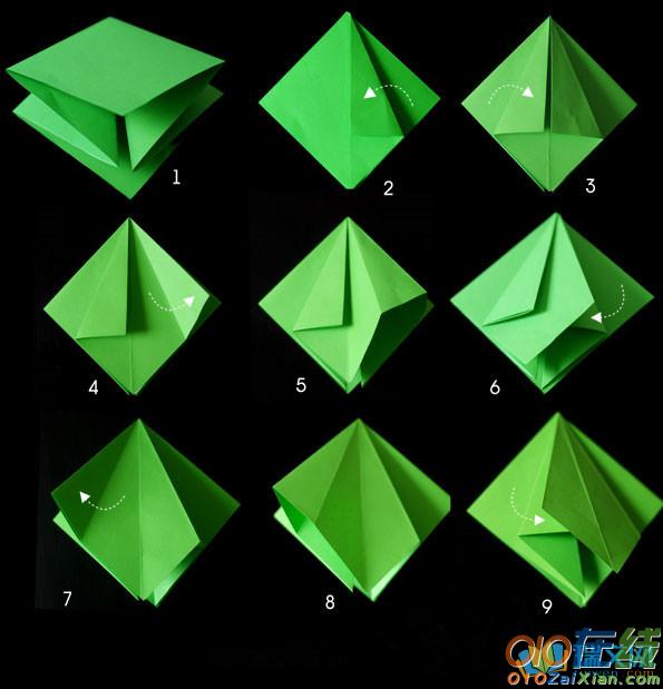 手工折纸简单圣诞树