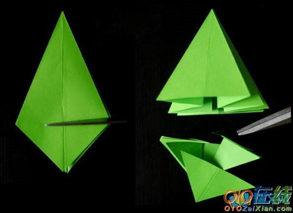 手工折纸简单圣诞树