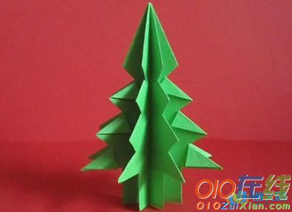 简单手工折纸圣诞树