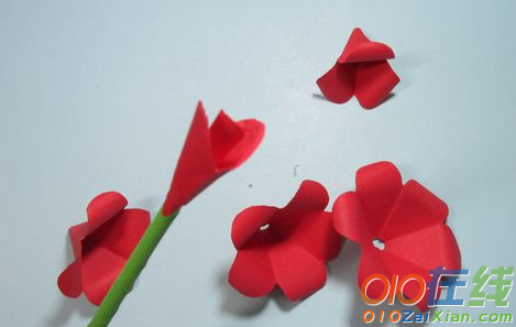 手工玫瑰花折纸方法