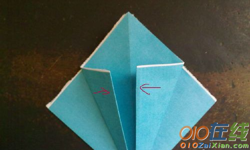 折纸康乃馨花步骤图解