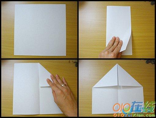 儿时简单的纸飞机折纸方法