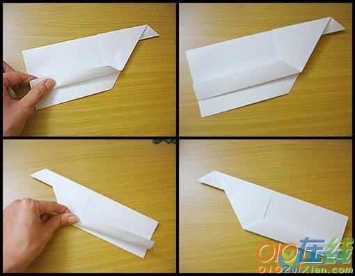 儿时简单的纸飞机折纸方法