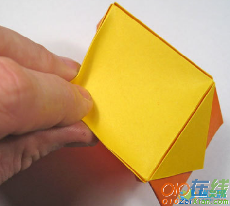 手工折纸糖果盒子