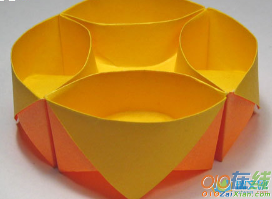 手工折纸糖果盒子