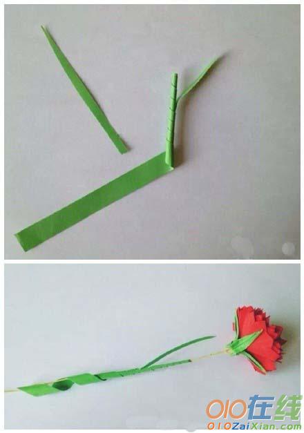 康乃馨手工折纸教程