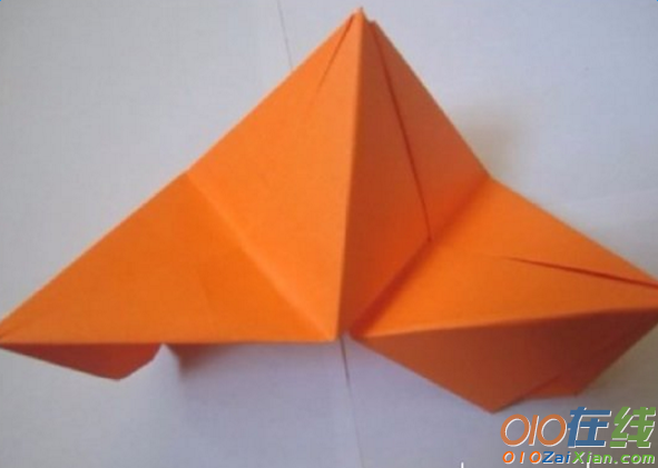 简洁花球的折纸过程