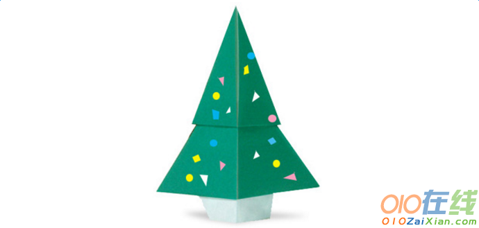 圣诞树手工折纸图解
