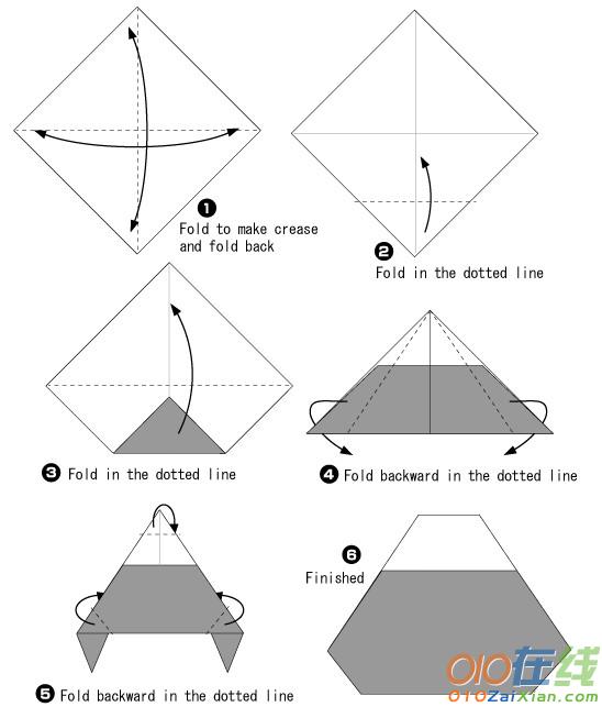 简单手工折纸饭团折纸教程