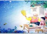 夏天的夜晚看圖寫話作文